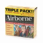 Airborne Triple Pack, Zesty Orange 30 tablets. Price Include Shipping Airborn...