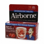 Airborne Effervescent Health Formula, Very Berry 10 tablets Price includes shipping Airborn...